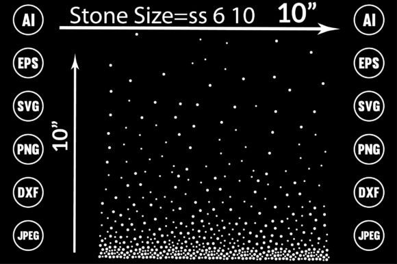 Download Scattered Pattern Rhinestone Design - Cat Collection
