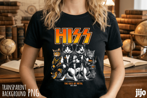 Download Cat Metal Band Hiss PNG - Cat Collection