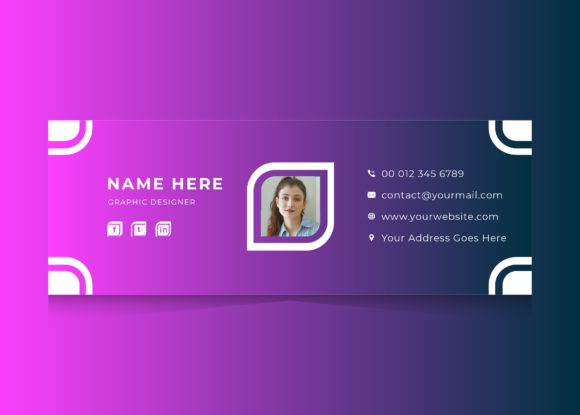 Download Multipurpose Email Signature Template 03 - Premium Resources