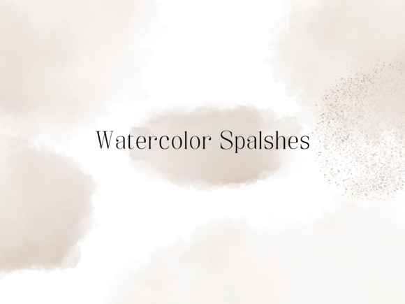 Download Watercolor Splashes, Brush Strokes Nude - Color Collection