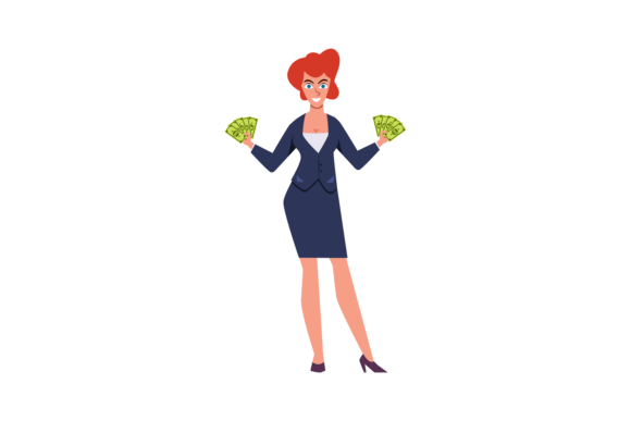 Download Rich Woman. Success Character with Luxur - Success Collection