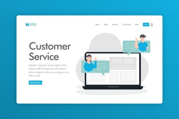 Download Website Illustration - Customer Service - Service Collection