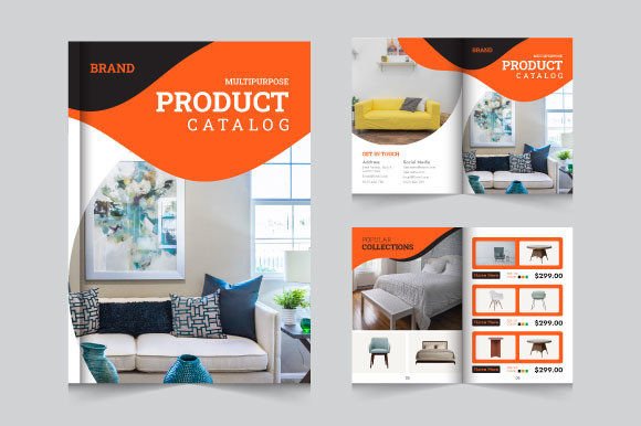 Download Modern A4 Product Catalogue Layout - Cat Collection