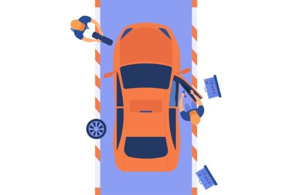 Download Automobile Service Team Working on Car, - Service Collection