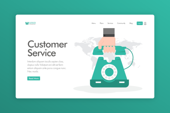 Download Website Illustration - Customer Service - Service Collection