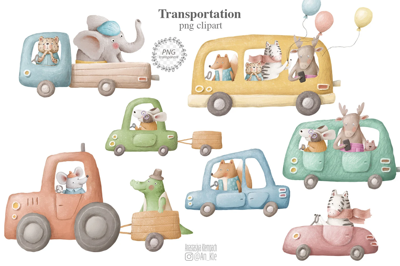 Download Transportation Clipart for Kids - Transportation Collection