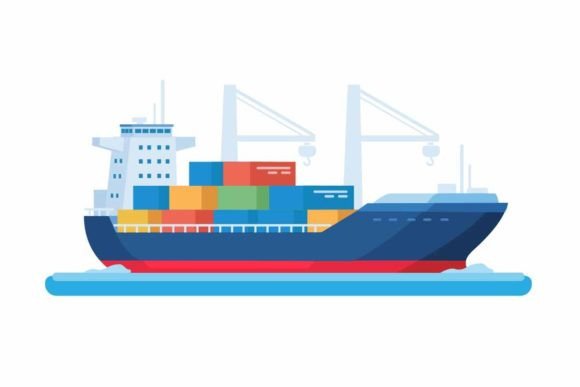 Download Cargo Ship Transportation Industry - Transportation Collection
