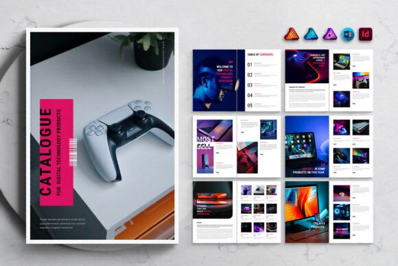 Download Gadget Product Catalog Template - Cat Collection
