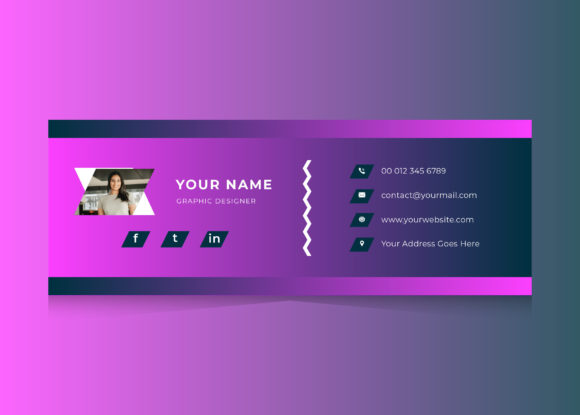 Download Multipurpose Email Signature Template 04 - Premium Resources